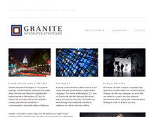 Tablet Screenshot of granite-is.com